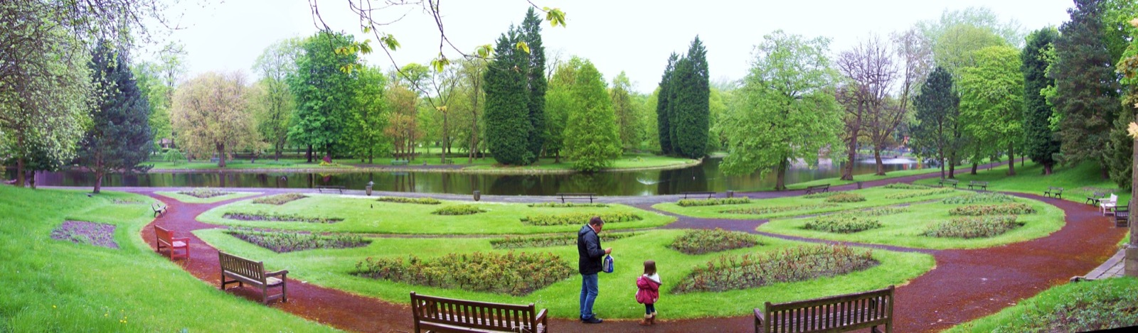 Lake in Thompson Park Burnley